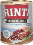 RINTI Kennerfleisch Nassfutter Hund, Adult, Dose, Gefl&uuml;gelherzen 12x800 g 9,6 kg,