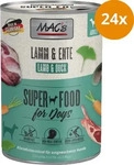 MAC's Nassfutter Hund Adult Lamm und Ente 6x400 g 2,4 kg, Grundpreis: &euro; 6,45 /