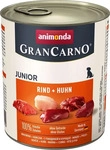 animonda GranCarno Original Nassfutter Hund Junior, Rind und Huhn 6x800 g 4,8...