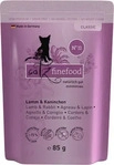 Catz finefood Nassfutter Katze CLASSIC Kaninchen und Lamm 8x85 g 0,68 kg,...