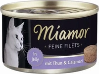 Miamor Feine Filets in Jelly Heller Thunfisch und Reis 24x100 g 2,4 kg,...