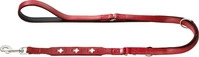 Hunter Verstellbare F&uuml;hrleine Swiss rot/ schwarz S-M