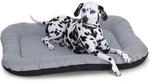 Knuffelwuff Wasserfestes In und Outdoor Hundebett Lucky aus Nylongewebe grau L