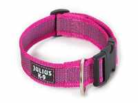 JULIUS-K9 Halsband 20mm x 27-42cm pink/ grau