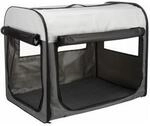 Trixie Soft Kennel Basic Box dunkelgrau/hellgrau M-L