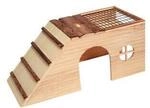 Kerbl Pet Nagerhaus mit Rampe und Futterplatz Nature