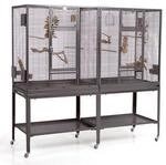 Montana Cages Vogelk&auml;fig New Madeira Double dunkelgrau