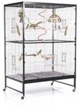 Montana Cages Voliere Casa 120 hellgrau/ dunkelgrau