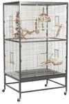 Montana Cages Voliere Casa 90 hellgrau/ dunkelgrau