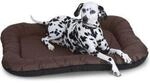 Knuffelwuff Wasserfestes In und Outdoor Hundebett Lucky aus Nylongewebe braun L