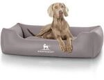 Knuffelwuff Kunstleder Hundebett Sidney grau XL