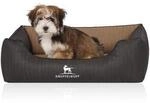 Knuffelwuff Orthop&auml;disches Hundebett Outback aus laser-gestepptem Kunstleder creme/