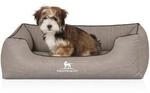 Knuffelwuff Orthop&auml;disches Hundebett Columbia aus laser-gestepptem Kunstleder