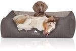 Knuffelwuff Orthop&auml;disches Hundebett Outlander aus laser-gestepptem Kunstleder