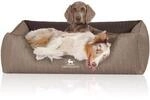 Knuffelwuff Orthop&auml;disches Hundebett Outlander aus laser-gestepptem Kunstleder...