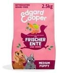 Edgard & Cooper Trockenfutter Hund, Junior, Frische Freilaufente & Huhn 2,5 kg