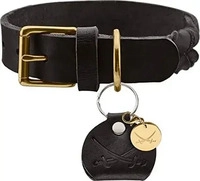 Hunter Halsband Sansibar Solid schwarz 40 cm