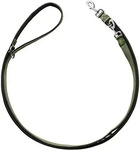 Hunter Verstellbare F&uuml;hrleine Neopren oliv 1,5 cm, 2 m