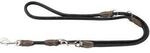 Hunter Verstellbare F&uuml;hrleine Round & Soft Hunting schwarz M-L
