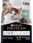 PRO PLAN Liveclear Kitten Truthahn 1,4 kg