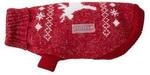 Wolters Strickpullover Elch mit Glitzer Hundezubeh&ouml;r rot/ silber 20 cm