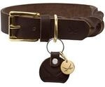 Hunter Halsband Sansibar Solid dunkelbraun 65 cm