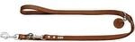 Hunter Verstellbare F&uuml;hrleine cognac L-XL