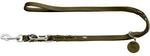 Hunter Verstellbare F&uuml;hrleine Solid Education oliv 1,8 cm, 2 m