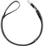 Hunter Verstellbare F&uuml;hrleine Neopren schwarz/ grau 1,5 cm, 3 m