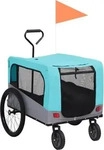 VidaXL 2-in-1 Fahrradanh&auml;nger blau