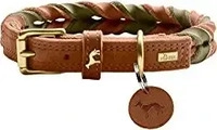 Hunter Halsband Solid Education Duo cognac 40 cm