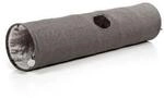 Canadian Cat Company Katzentunnel XXL mit Kuschelfell grau