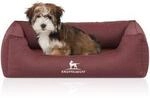Knuffelwuff Orthop&auml;disches Wasserabweisendes Hundebett Leon aus Velours mit