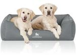 Knuffelwuff Orthop&auml;disches Wasserabweisendes Hundebett Leon aus Velours mit