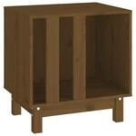 VidaXL Hundeh&uuml;tte Massivholz Kiefer Hundeh&ouml;hle Hundebett braun 50 cm, 50 cm, 52 cm