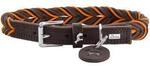 Hunter Halsband Solid Education Cord dunkelbraun 50 cm