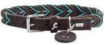 Hunter Halsband Solid Education Cord blau/ t&uuml;rkis/ braun 40 cm