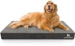 Knuffelwuff orthop&auml;dische Hundematte Ellenie aus Teddymaterial und Velours...