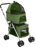 VidaXL Hundewagen 83x48x97cm (L x B x H) gr&uuml;n