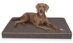 Knuffelwuff orthop&auml;dische Hundematte Palomino aus laser-gestepptem Kunstleder...