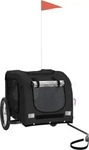 VidaXL Fahrradanh&auml;nger Hund 133,5 x 69 x 73,5 cm (L x B x H) schwarz