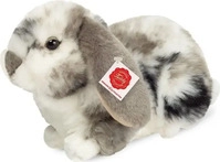 Teddy-Hermann Widderkaninchen grau-wei&szlig; gescheckt 23 cm