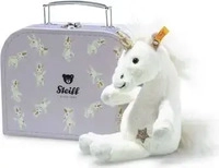 Steiff Unica Schlenker Einhorn 20 weiss im Koffer