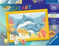 Ravensburger Creart, Mnz Kinder - Verspielte Delfine