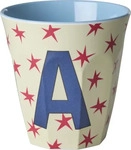 Rice A/S Melamine Cup A Stars Medium 250ml