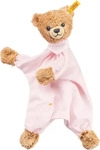 Steiff Schlaf Gut B&auml;r Schmusetuch 30cm rosa