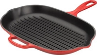 Le Creuset Grillpfanne Signature oval Kirschrot
