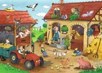 Ravensburger Flei&szlig;ig auf dem Bauernhof - Puzzle 2x12 Teile