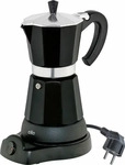 Cilio Espressokocher Classico elektrisch, schwarz