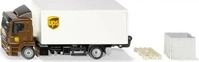 Siku MAN LKW mit Kofferaufbau, Ladebordwand und Gitterb